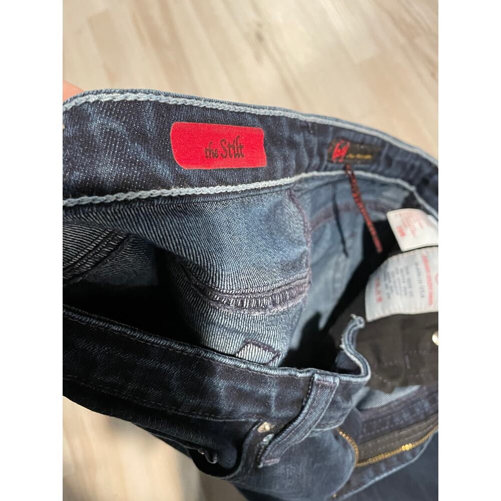 AG Adriano Goldschmied The Stilt Cigarette Leg Jeans Dark Wash Blue Size 29R - Picture 4 of 5